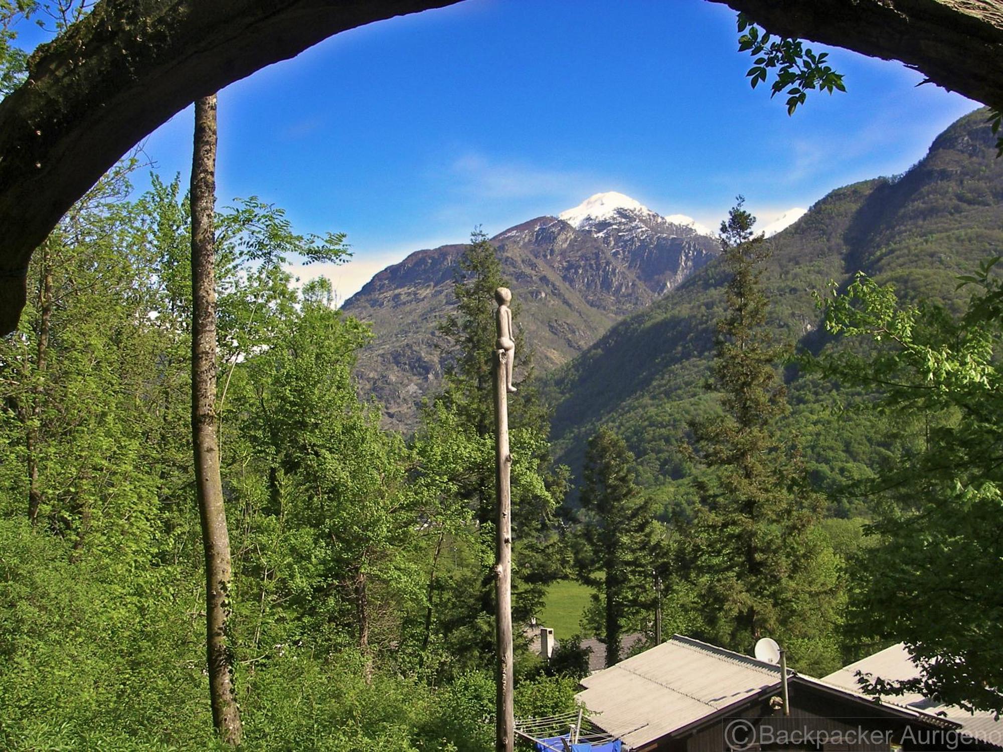 Хостел Baracca Backpacker Aurigeno Экстерьер фото